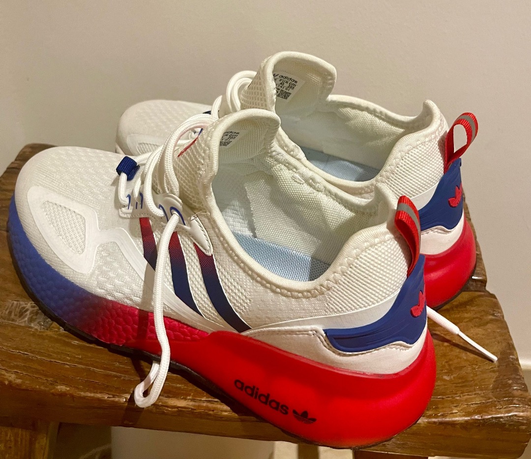 White adidas mens running shoes on sale