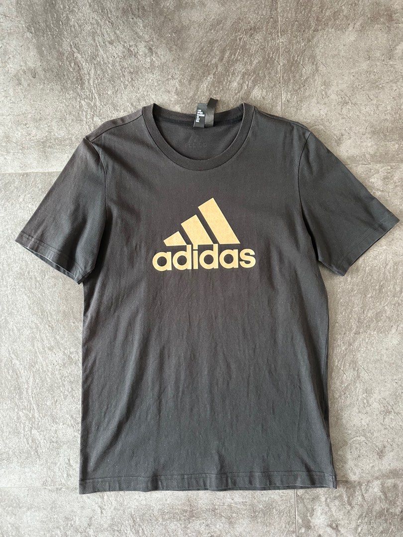 adidas t shirt gold logo