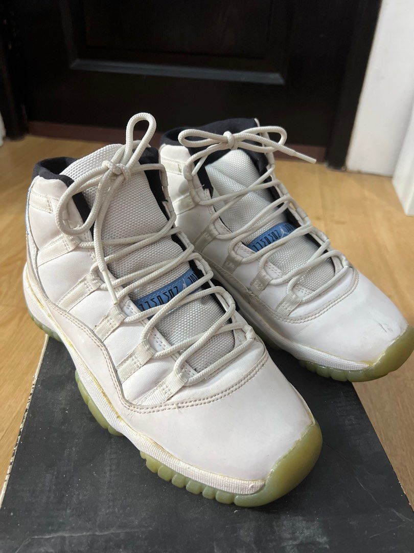 Air Jordan 11 Retro BG size 5Y (Category: Sneakers) located in Bulacan. Submitted by kijak (Listing ID 1270908373, Image 1). Description: Air Jordan 11 Retro BG Size 5Y (37.5) From Dubai Yellowish sole Napadikitan na sa Mr. Quickie, bumuka nung di nagamit during pandemic RFS: di na gagamitin Plus SF Payment GCash BPI BDO.