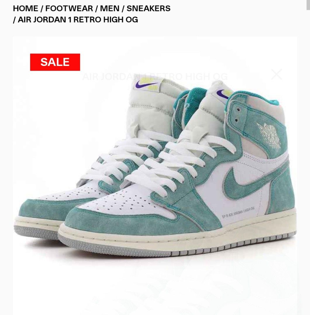 Air Jordan 1 turbo green high OG Sale