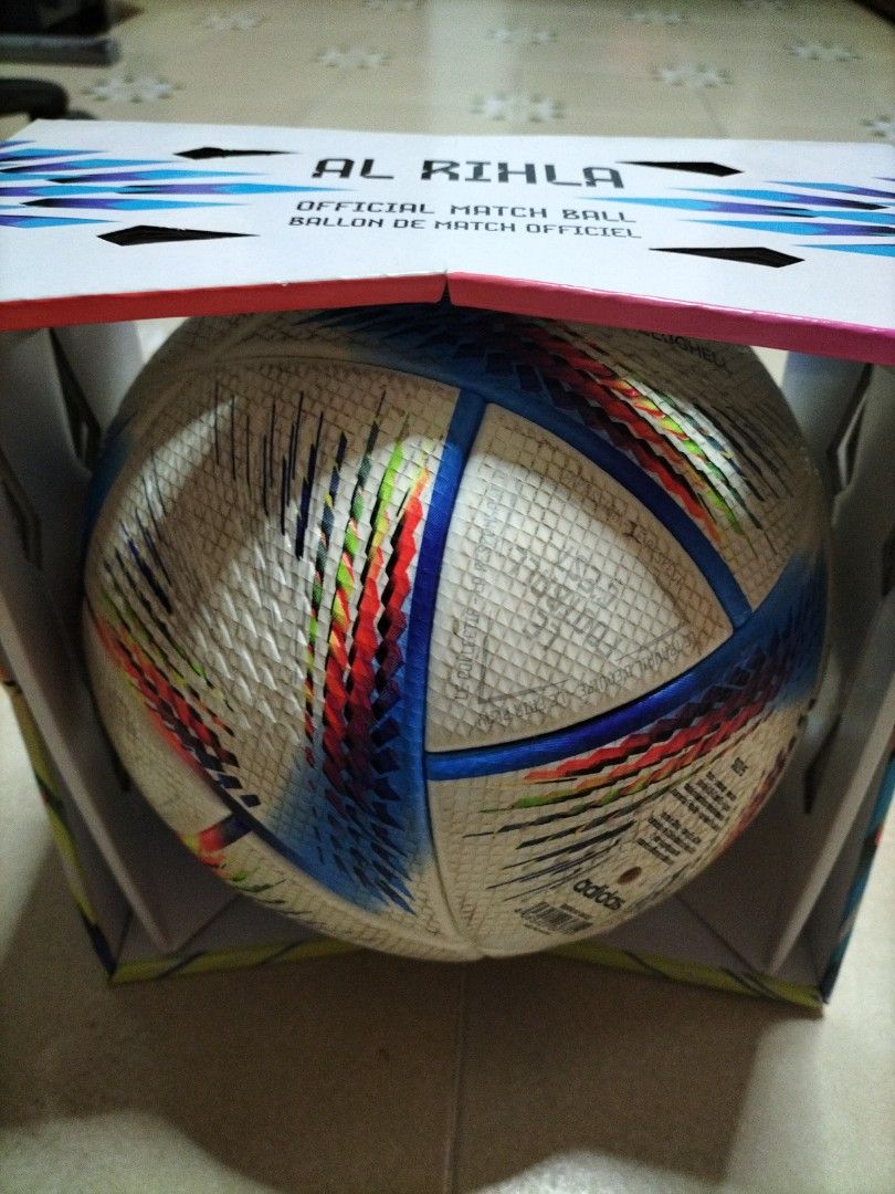 Al Rihla Match Ball, Sports Equipment, Sports & Games, Racket & Ball ...