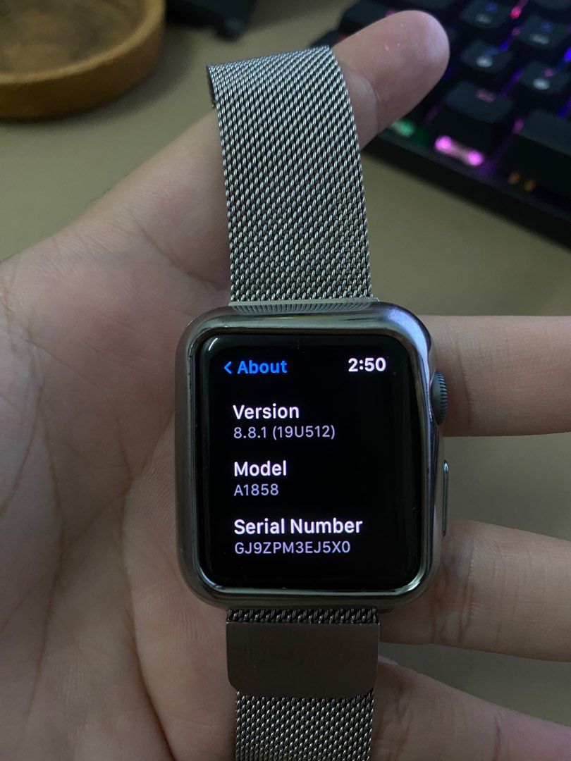 Apple Watch Series 3 38mm Men s Fashion Watches Accessories