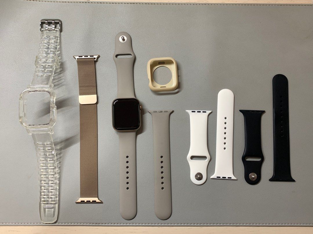 Gold stainless steel top apple watch series 3