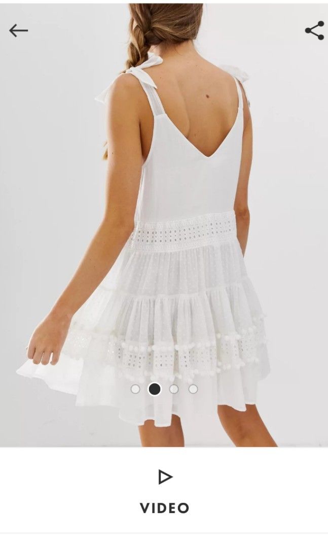 Asos pom pom hotsell dress