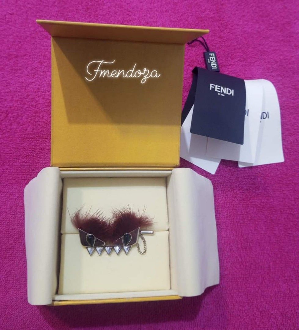 Authentic Fendi monster eye brooch Women s Fashion Jewelry