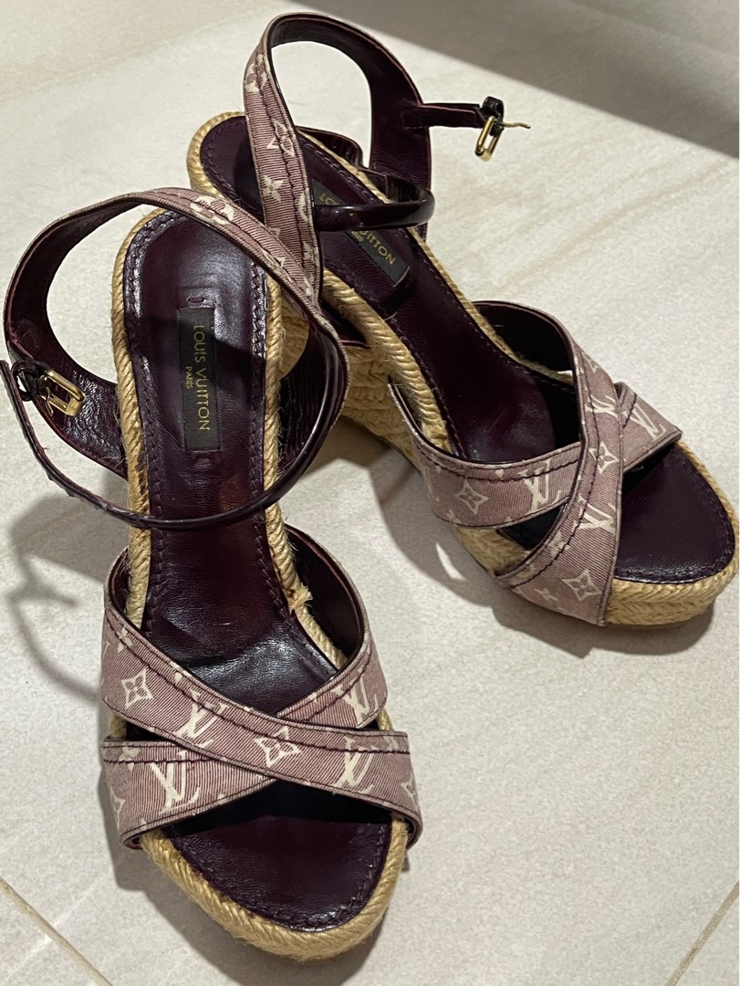 Authentic LV Wedges US 6 Luxury Sneakers Footwear on Carousell