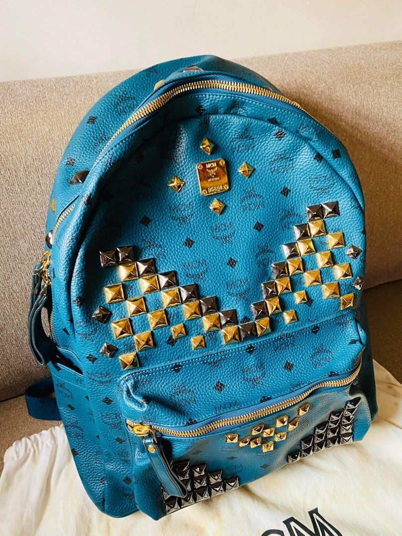 Authentic MCM Leather Backpack Women s Fashion Bags Wallets Backpacks on Carousell