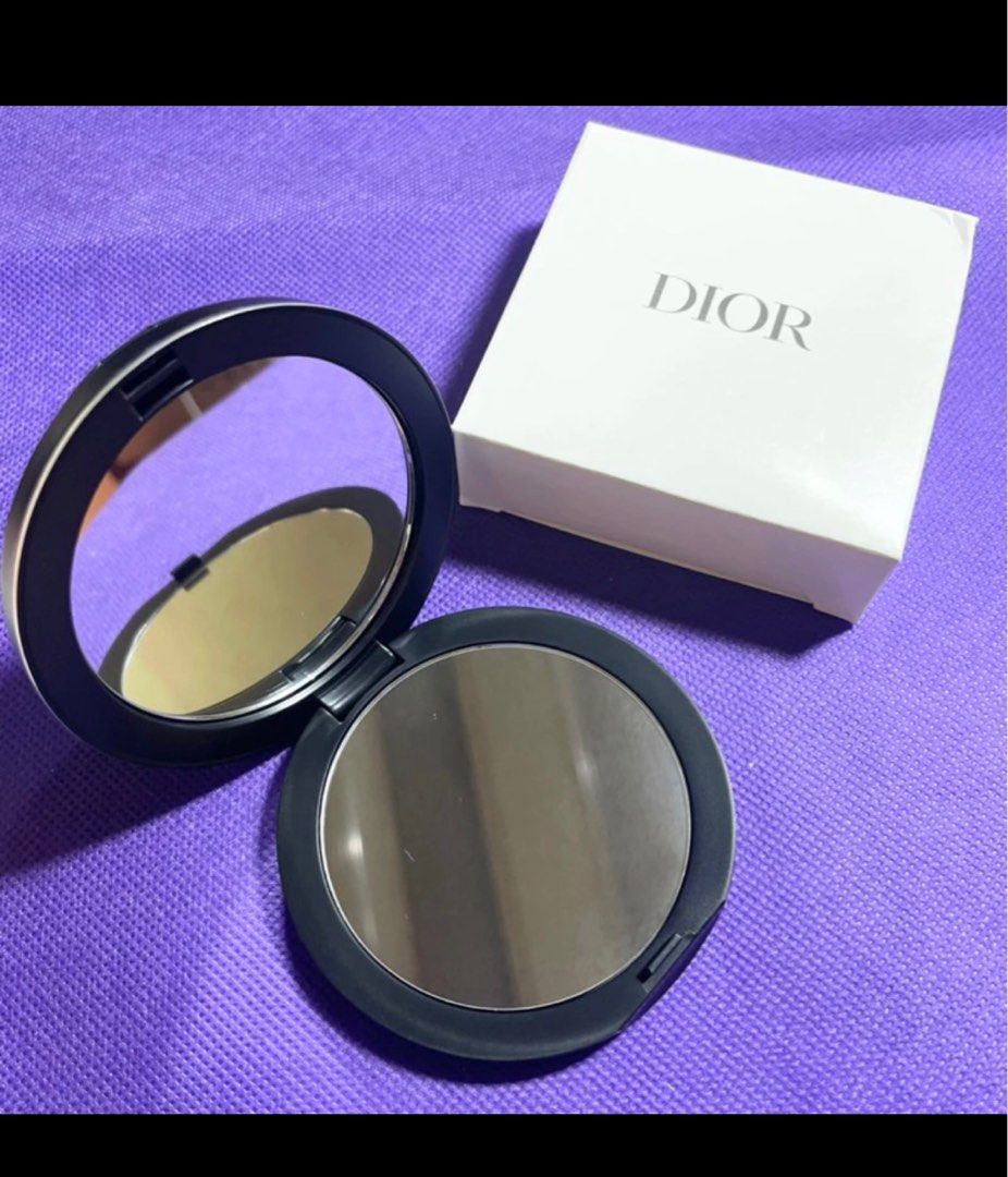 AUTHENTIC NEW Dior black compact dual pocket mirror (Category: Makeup) located in Pasig City. Submitted by vanityboutique (Listing ID 1270842774, Image 3). Description: Pm for more details black mirror with Dior box Brand new and authentic Selling low and affordable One of the best selling brands in the makeup skincare perfume world .