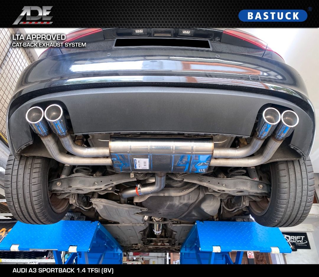 Audi a3 shop 1.4 tfsi exhaust