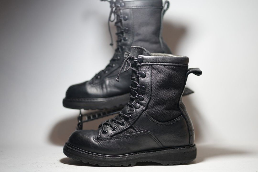 Vibram Tactical Boots McRae Gen Black Full Grain All Leather