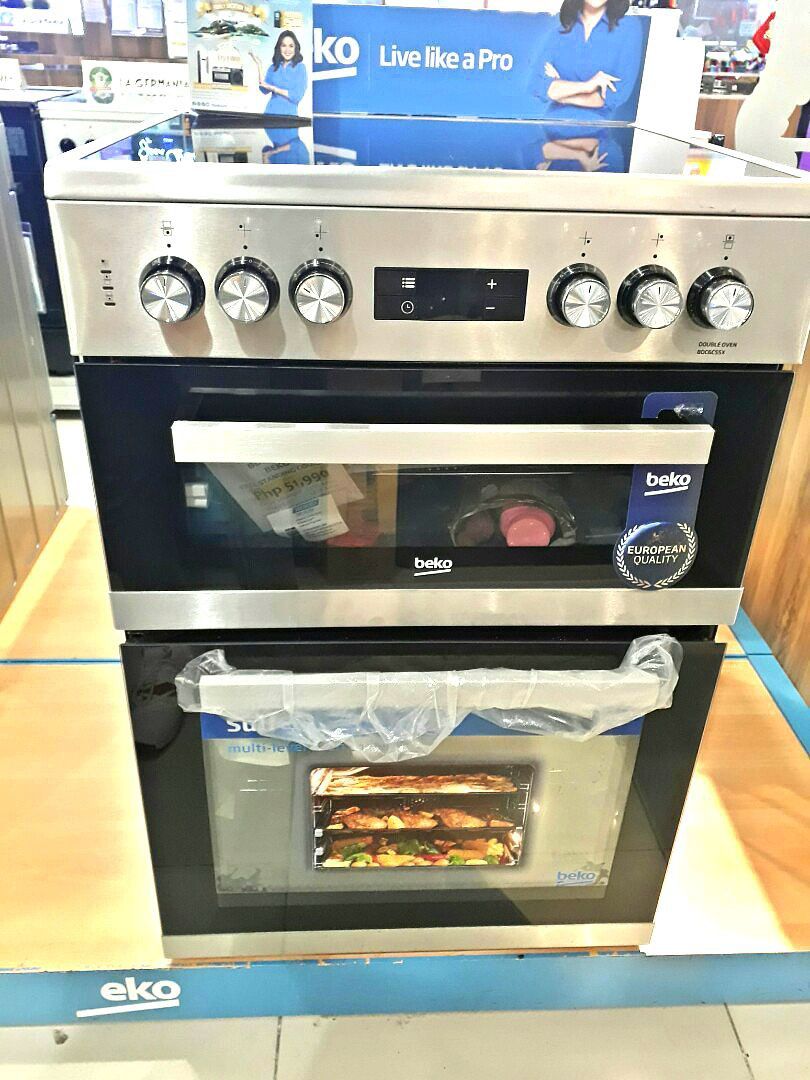 Beko Electric Cooking Range Ceramic Type BDC6C55X 60cm (Category: Cookers) located in Makati City. Submitted by francohomeappliancestrading (Listing ID 1201724078, Image 1). Description: For Cash Transaction Only Brandnew/Receipt Model:BDC6C55X 60cm Srp:51,990 Cash:40,990 •4 Vitroceramic Zones •Multi-functional Oven •Stainless Steel 1yr Warranty Parts & Service FB Page; Franco Home Appliances Trading We Also Sell; Led tv Refrigerator Aircondition