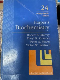 Biochemistry harper 24th ed