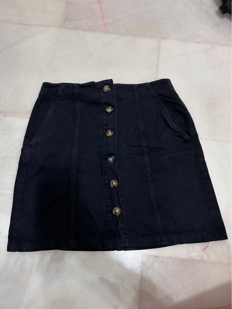 Button down skirt target online