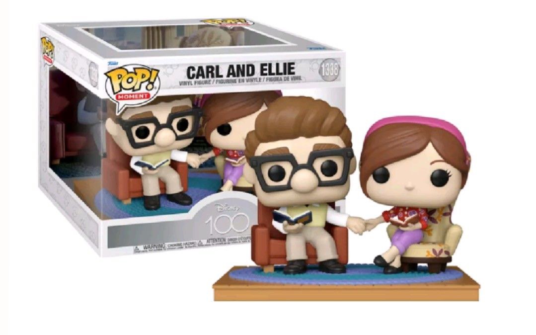  Funko Pop! Disney Up Carl & Ellie (2019 Summer Convention  Exclusive) : Toys & Games