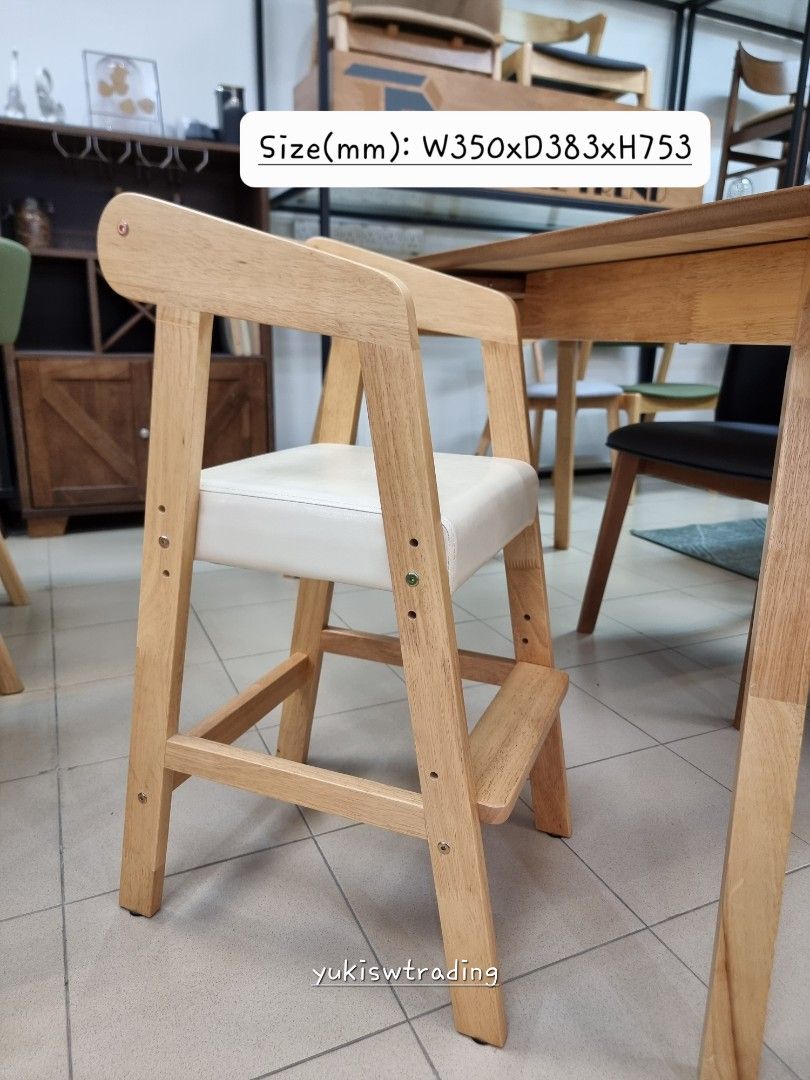 Children's high 2024 chairs wooden