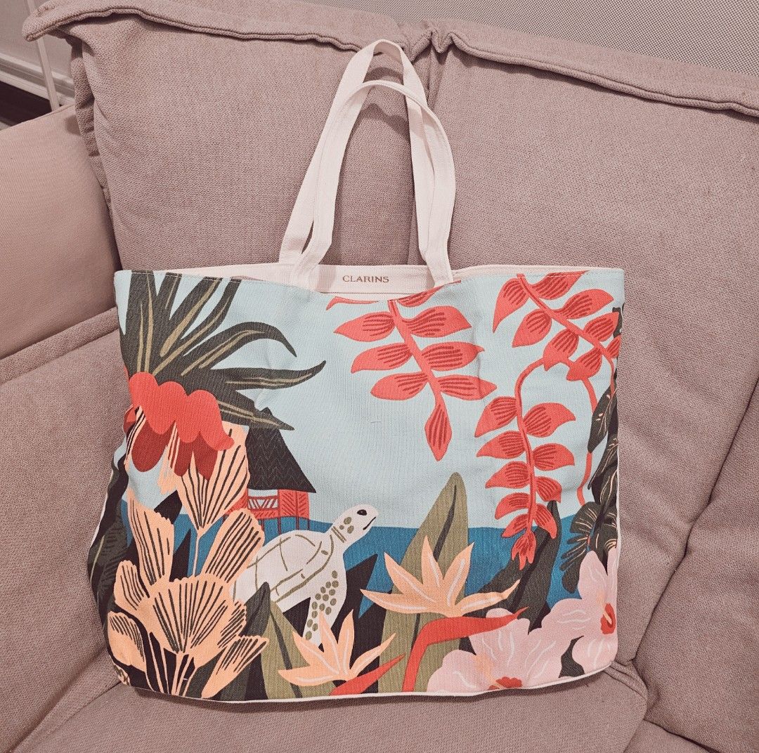 Clarins tote bag on sale