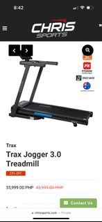 [BRAND NEW!] Trax Jogger Treadmill 3.0