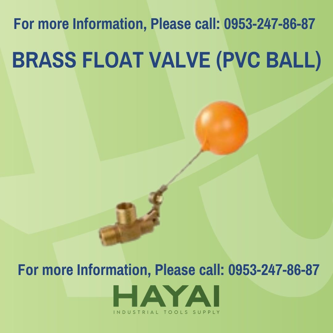 BRASS FLOAT VALVE (PVC BALL), Commercial & Industrial, Construction Tools & Equipment on Carousell