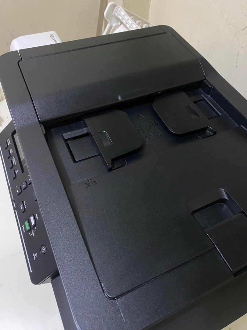 Brother DCP-T720DW Print, Scan, Copy, ADF Wifi Printer (Category: Printers, Scanners & Copiers) located in Taytay. Submitted by divinagracia. (Listing ID 1270833118, Image 2). Description: For Sale Brother DCP-T720DW ₱9,900 Features Print, Scan, Copy, ADF Connectivity: Wi-Fi, USB, Wireless Direct Printing Speed Up to 17/16.5 ipm (ISO) Mono/Color Duplex Printing Print Resolution up to 1,200 x 6,000 dpi 20-sheet Auto Document Feeder Paper input cap