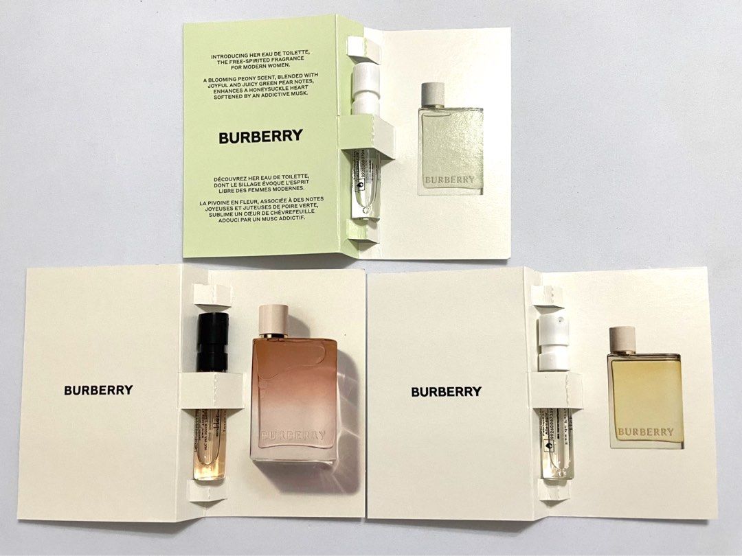 Burberry her intense sample top
