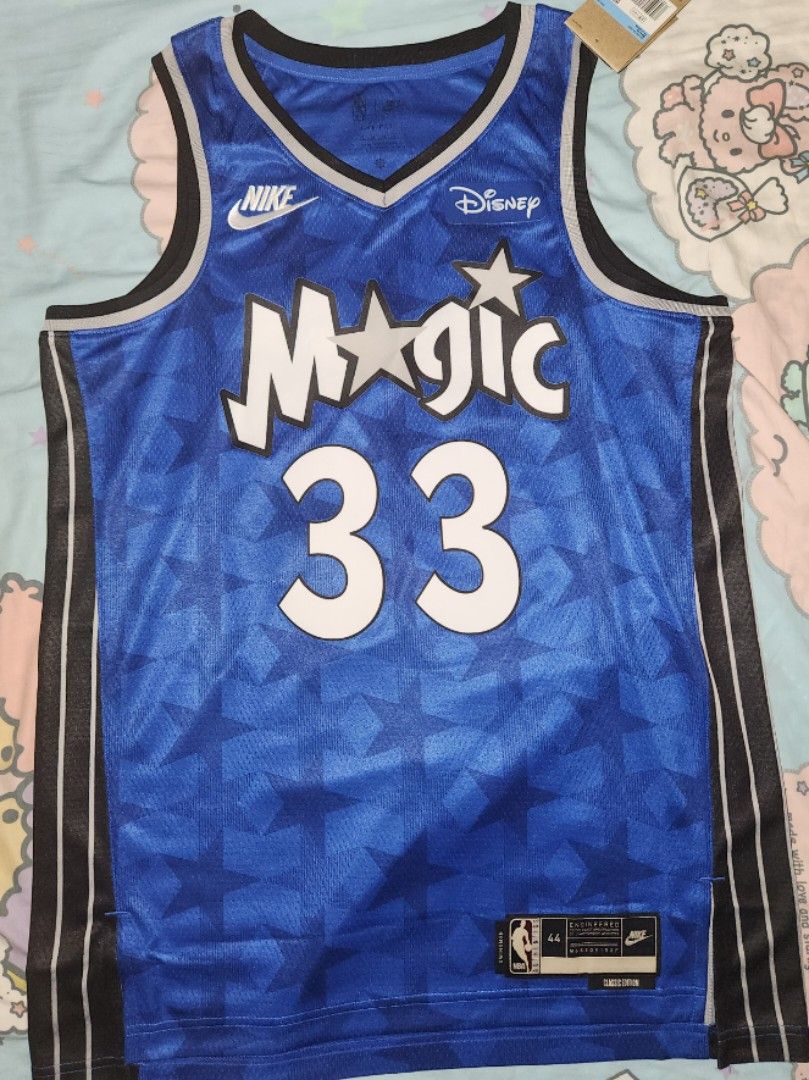 BWNT NBA Nike Grant Hill Orlando Magic Custom Classic Jersey with Sponsor Patch M Carousell