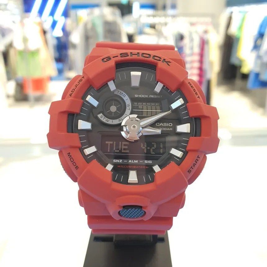 G shock ga 700 red best sale