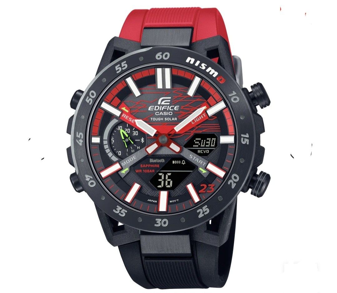 Casio men's chronograph discount black resin strap watch