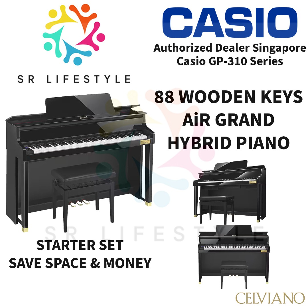 Casio GP 510 Celviano Grand Hybrid Piano Digital Piano Keyboard