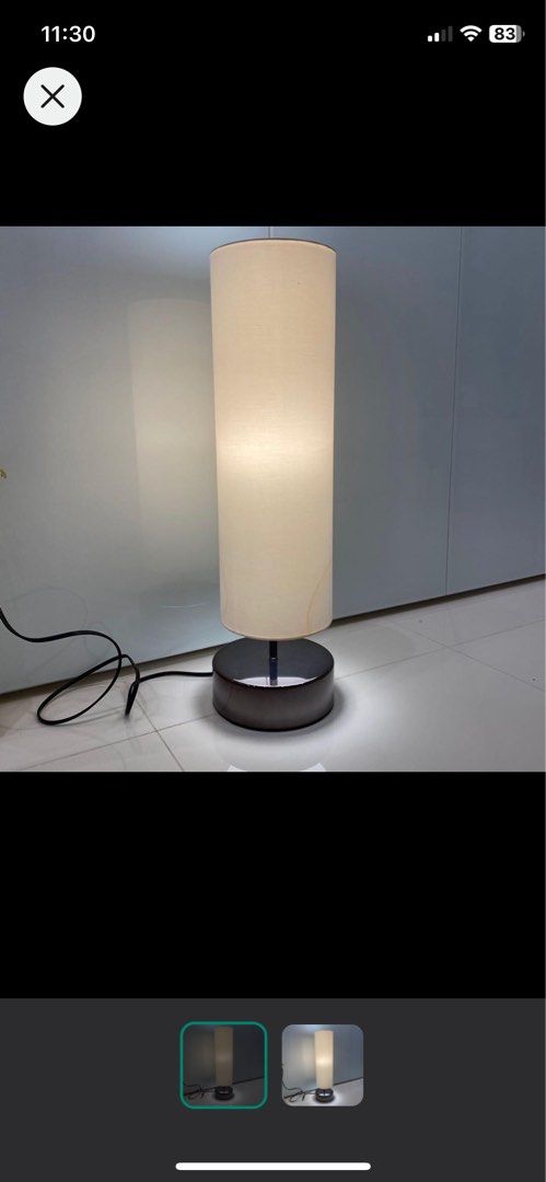 Cb2 paramount table clearance lamp