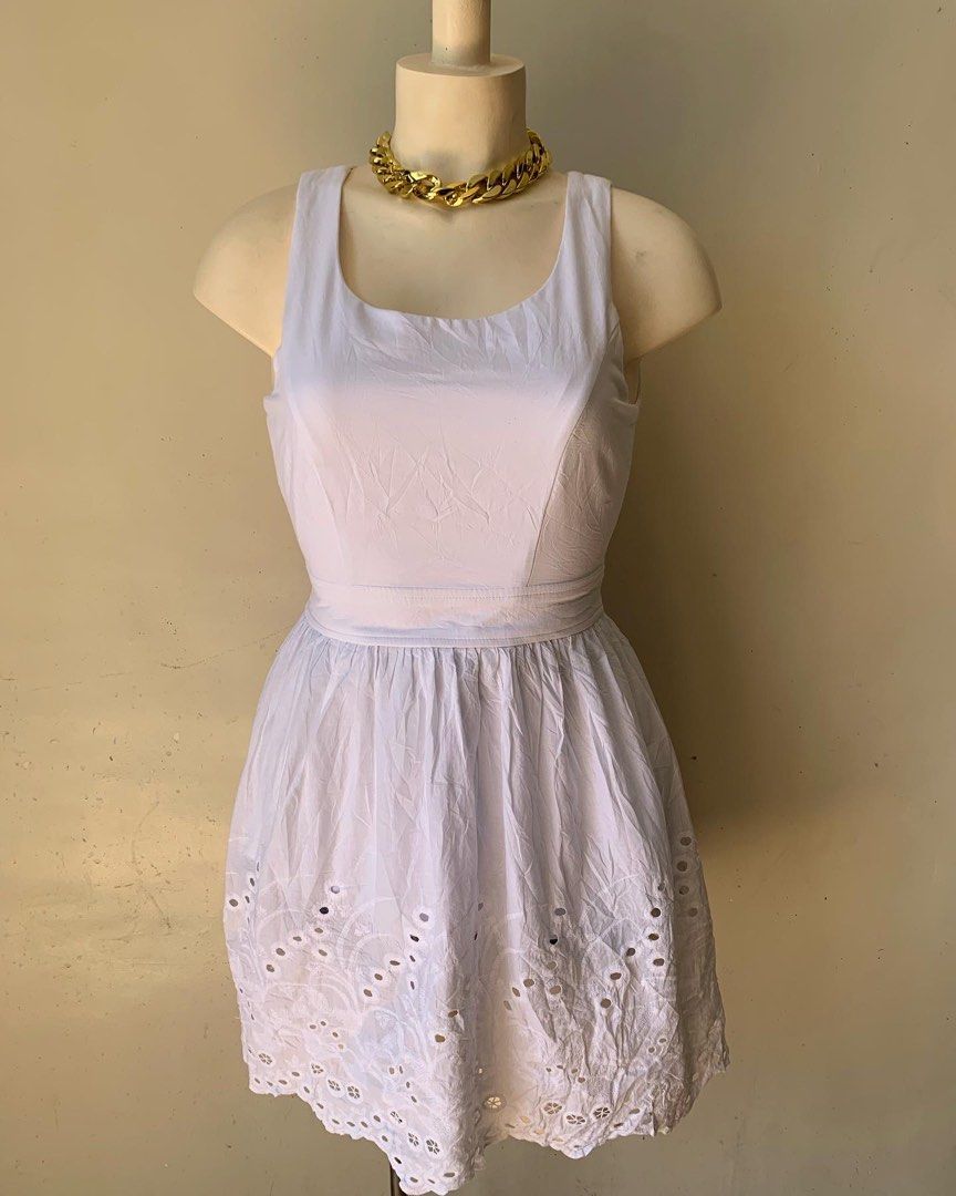 Charlotte Russe eyelet dress Women s Fashion Dresses Sets Dresses on Carousell