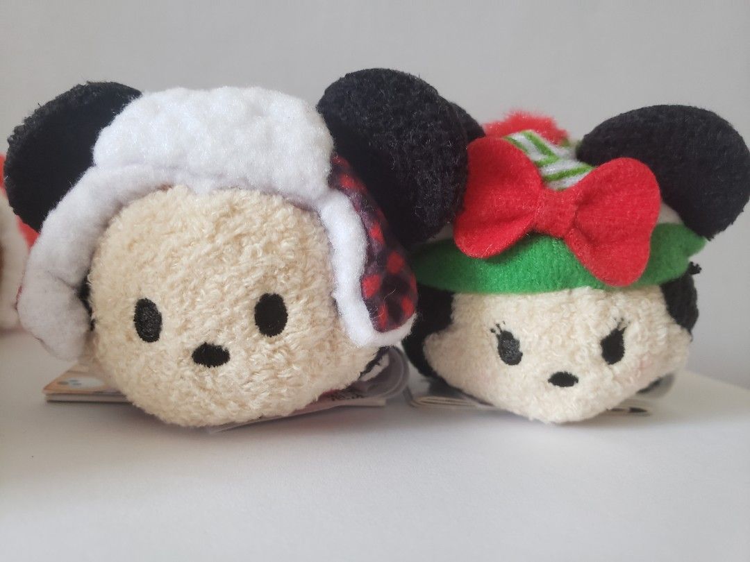 Christmas Mickey Minnie tsum tsum from HK Disneyland, Hobbies
