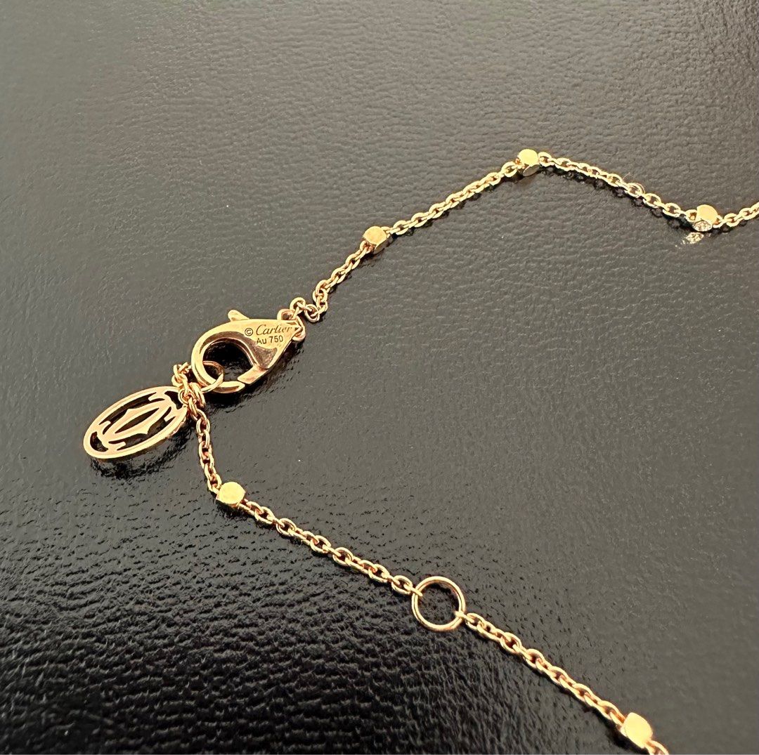 Authentic Clash de Cartier necklace small model 18K rose gold