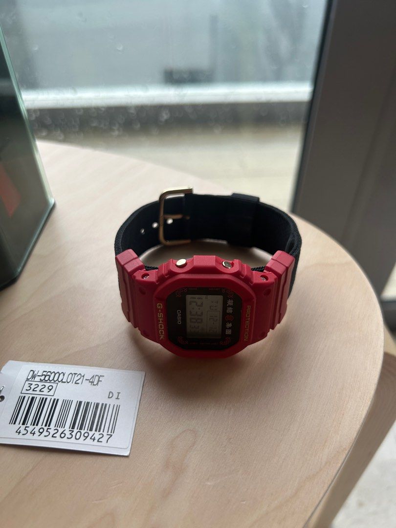 CLOT x G SHOCK DW 5600BBN Men s Fashion Watches Accessories