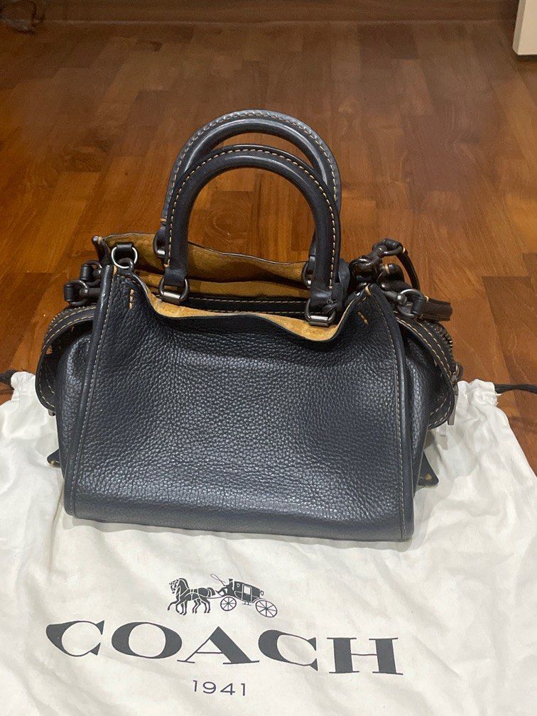 coach 1941 rogue black pebbled leather Women s Fashion Bags