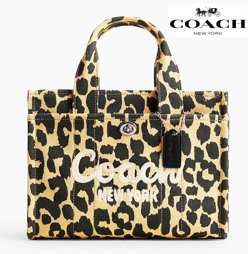 Coach animal print tote sale