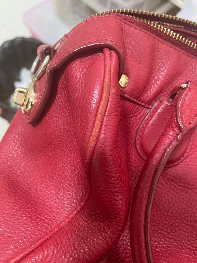 Coach red bag