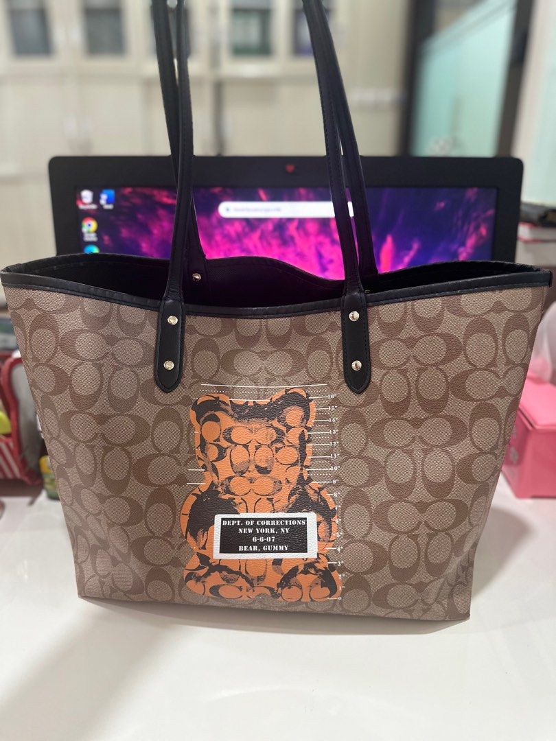 Coach Tote Bag Bear Gummy
