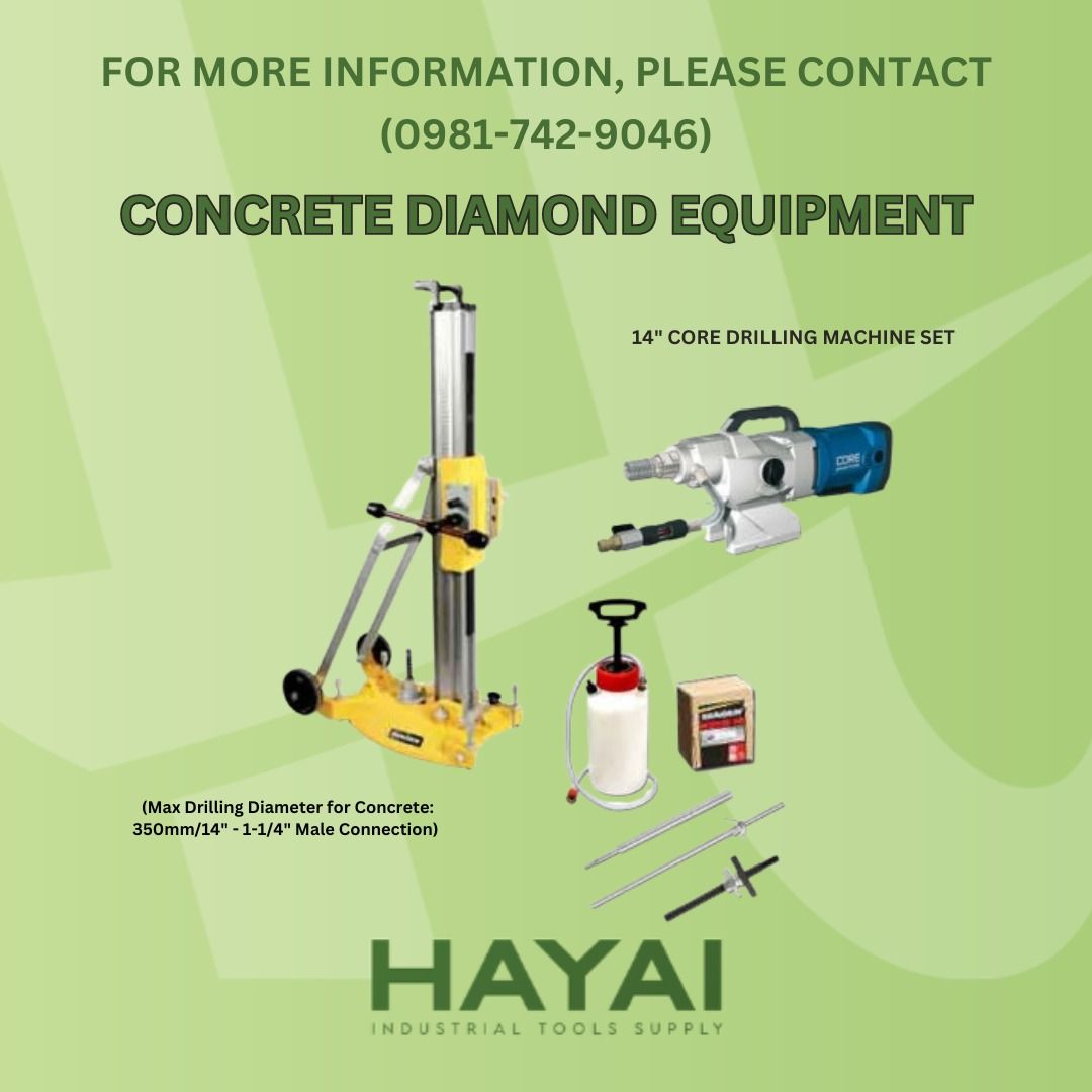 CONCRETE DIAMOND EQUIPMENT, Commercial & Industrial, Construction Tools