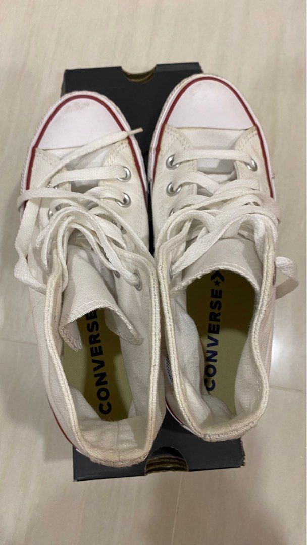 All star hi outlet optical white
