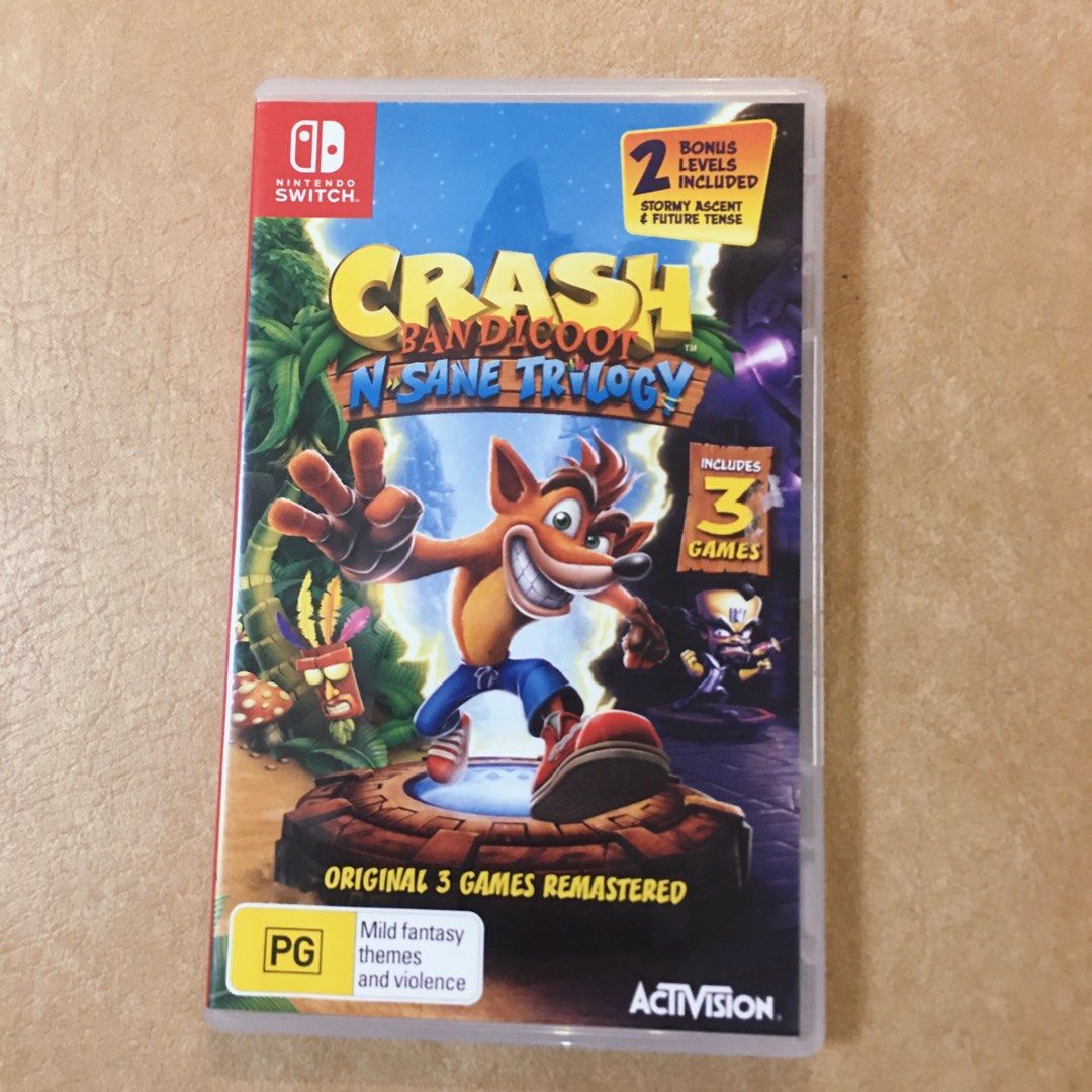 Crash Bandicoot: N. Sane Trilogy Nintendo Switch BRAND NEW FACTORY SEALED