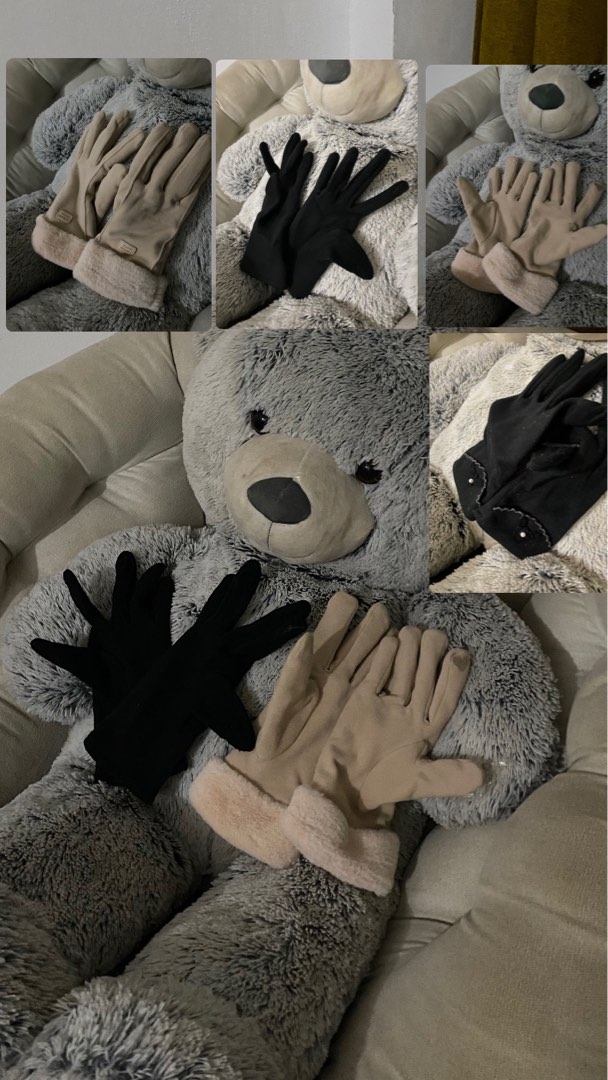 Cute Gloves, Women's Fashion, Watches & Accessories, Gloves on Carousell