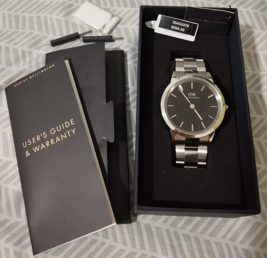 Daniel Wellington Silver Chain Quartz Watch Men s Fashion