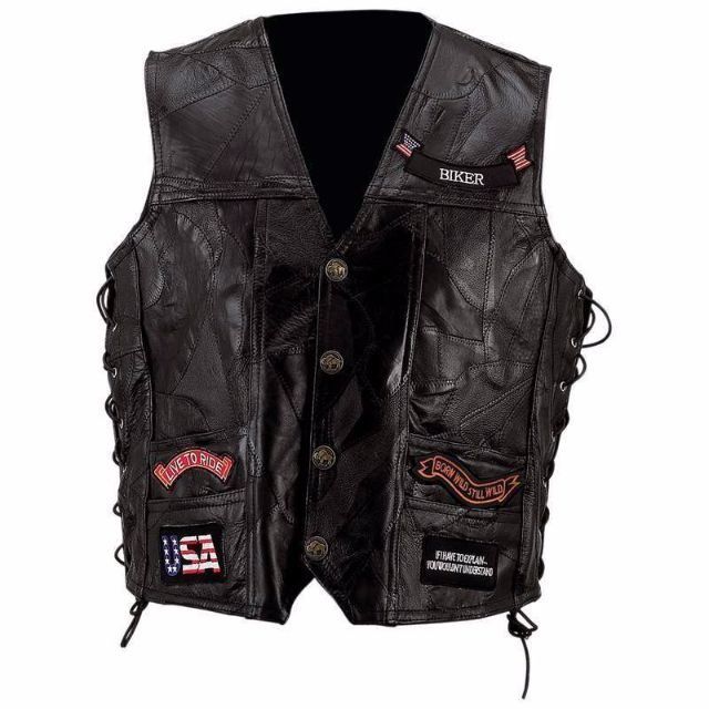 3xl leather vest sales