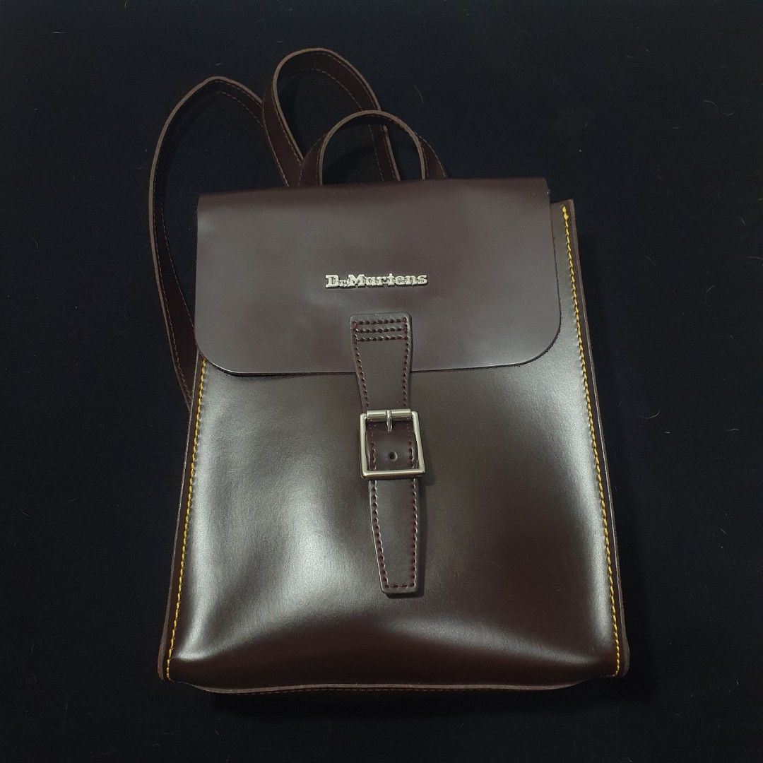 Dr. Martens Brando Leather Mini Backpack Men s Fashion Bags