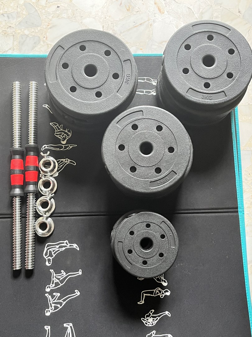 Dumbbell Set Sports Equipment Exercise Fitness Weights