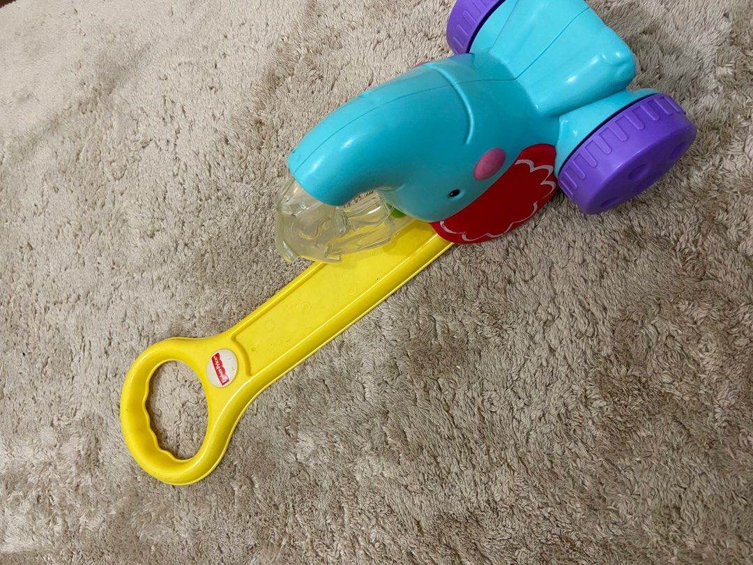 Fisher Price Pop n Push Elephant Babies Kids Infant Playtime on Carousell