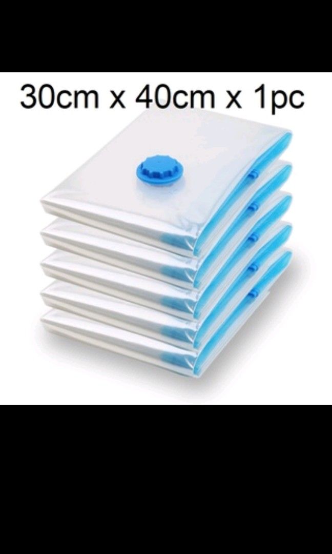 Foldable storage vacuum bag organizer for clothes / mattress