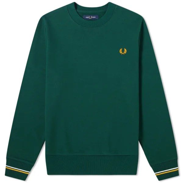 Fred perry green sweater outlet