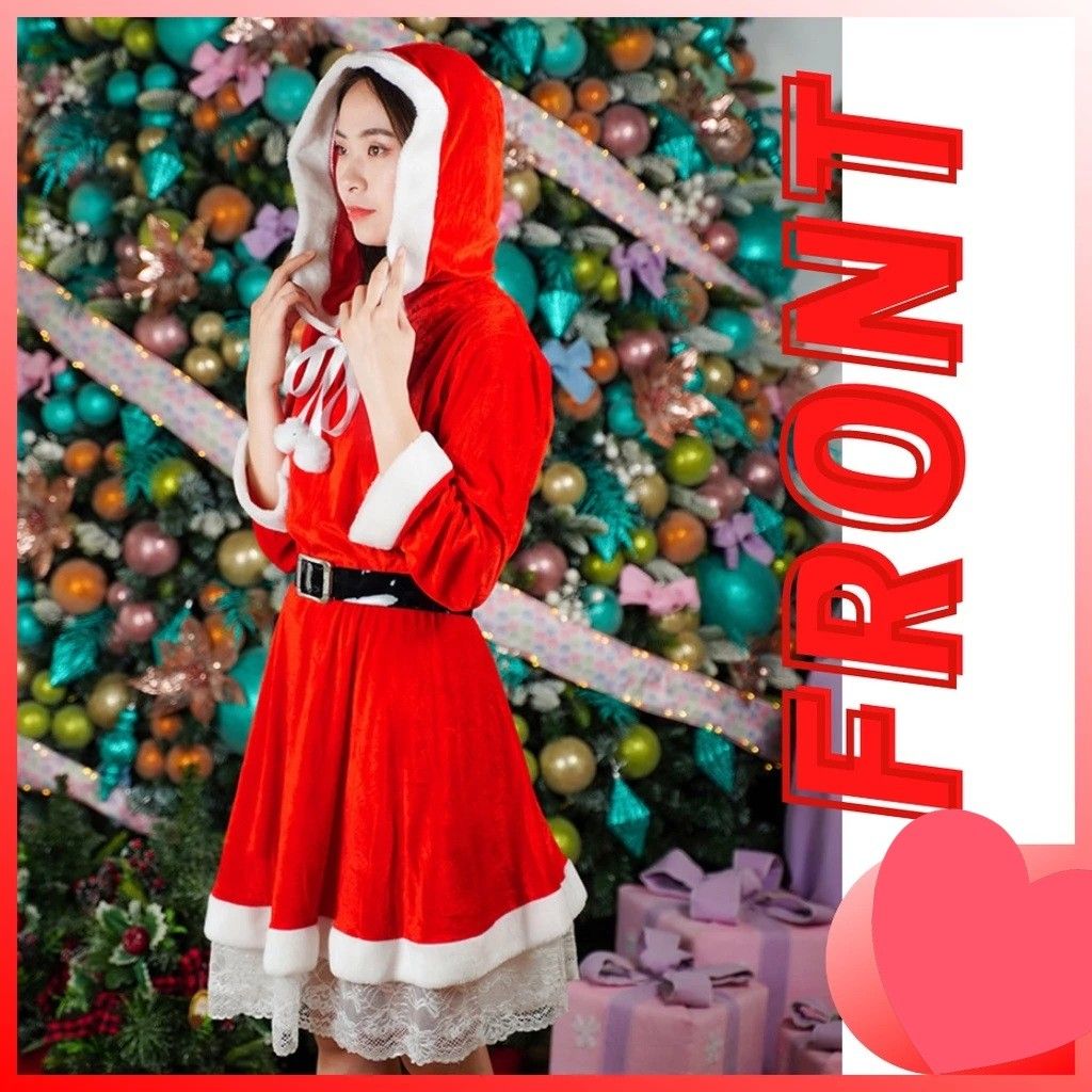 FREE POST to West Malaysia only Ready Stock Ladies Christmas Costume price for EACH shown as per sample