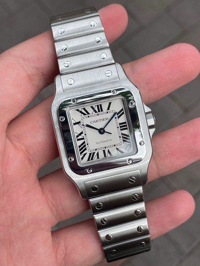 FULL SET CARTIER SANTOS GALBEE XL Ref 2823 Luxury Watches on